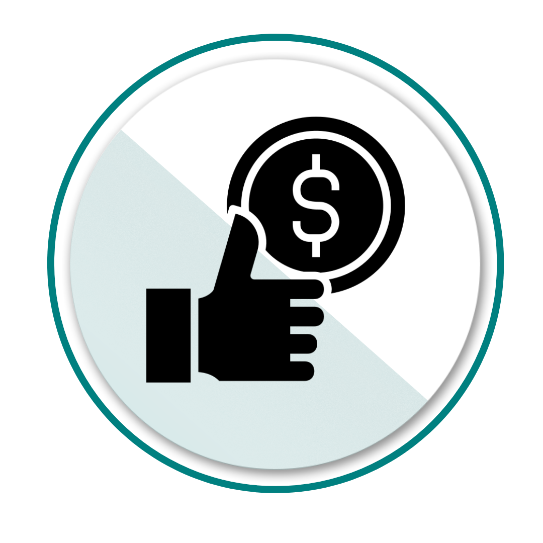 an icon with circle graphics