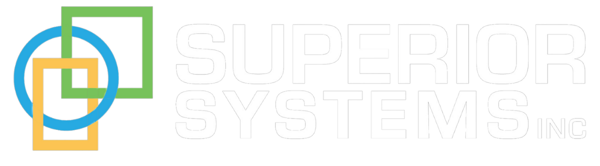 A logo for a company called superior systems inc.