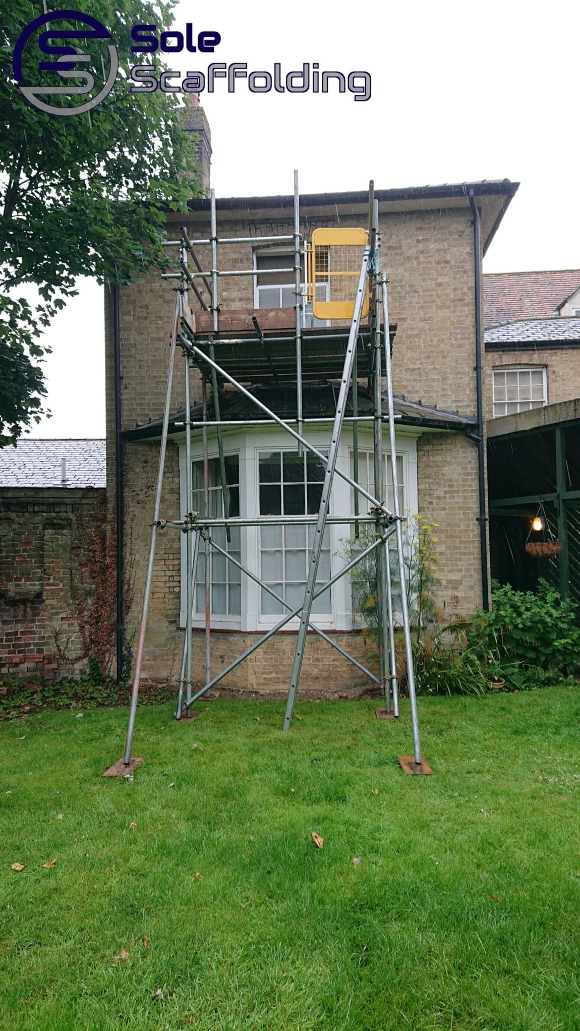 sole scaffolding - scaffold for  window repair in Somersham