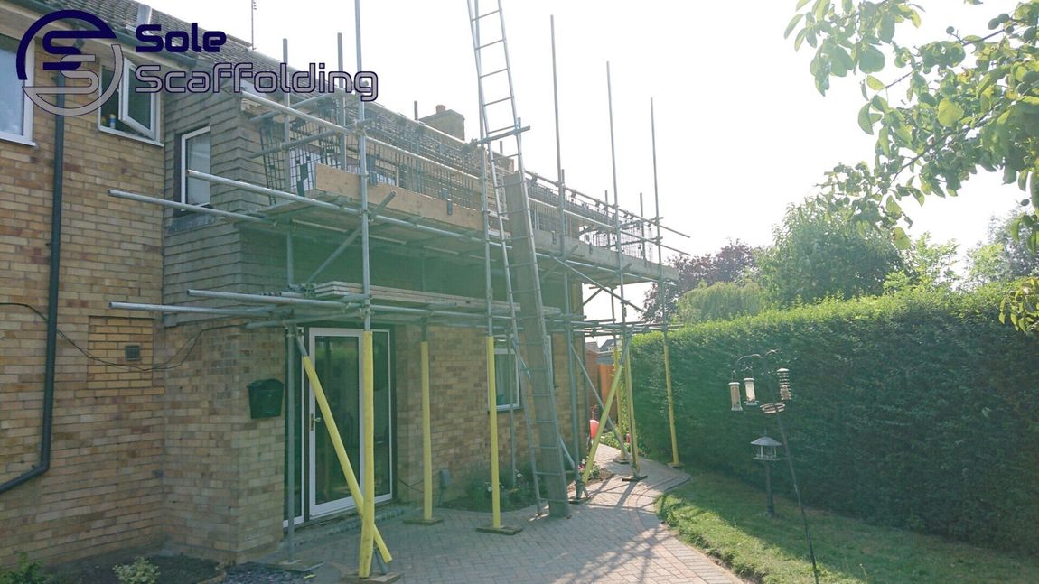 sole scaffolding - scaffold for dormer window installation in Ely