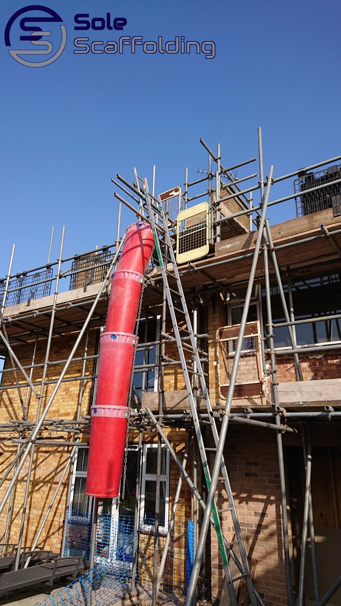 sole scaffolding - chimney scaffold for chimney removal in Ely