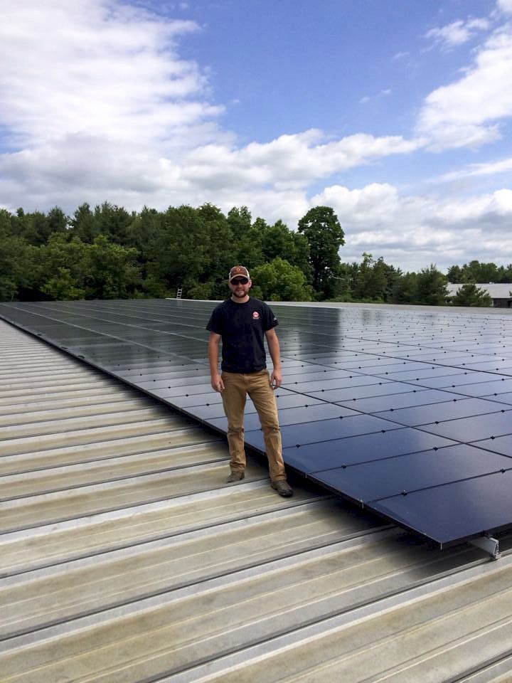 Solar Installation on Flat Roof