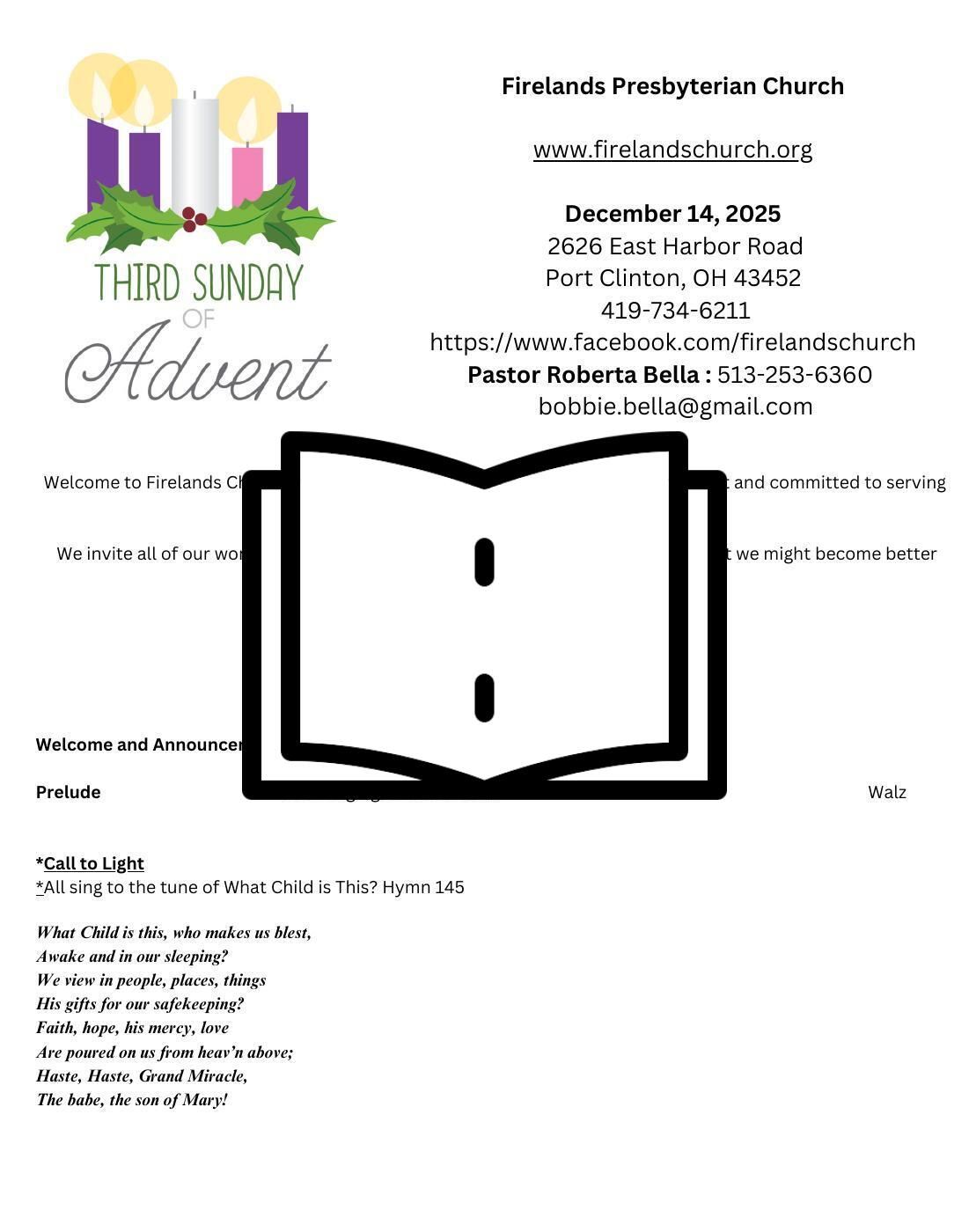 December 14, 2025 Bulletin