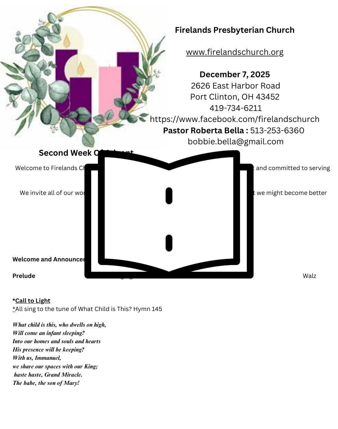 December 7, 2025 Bulletin