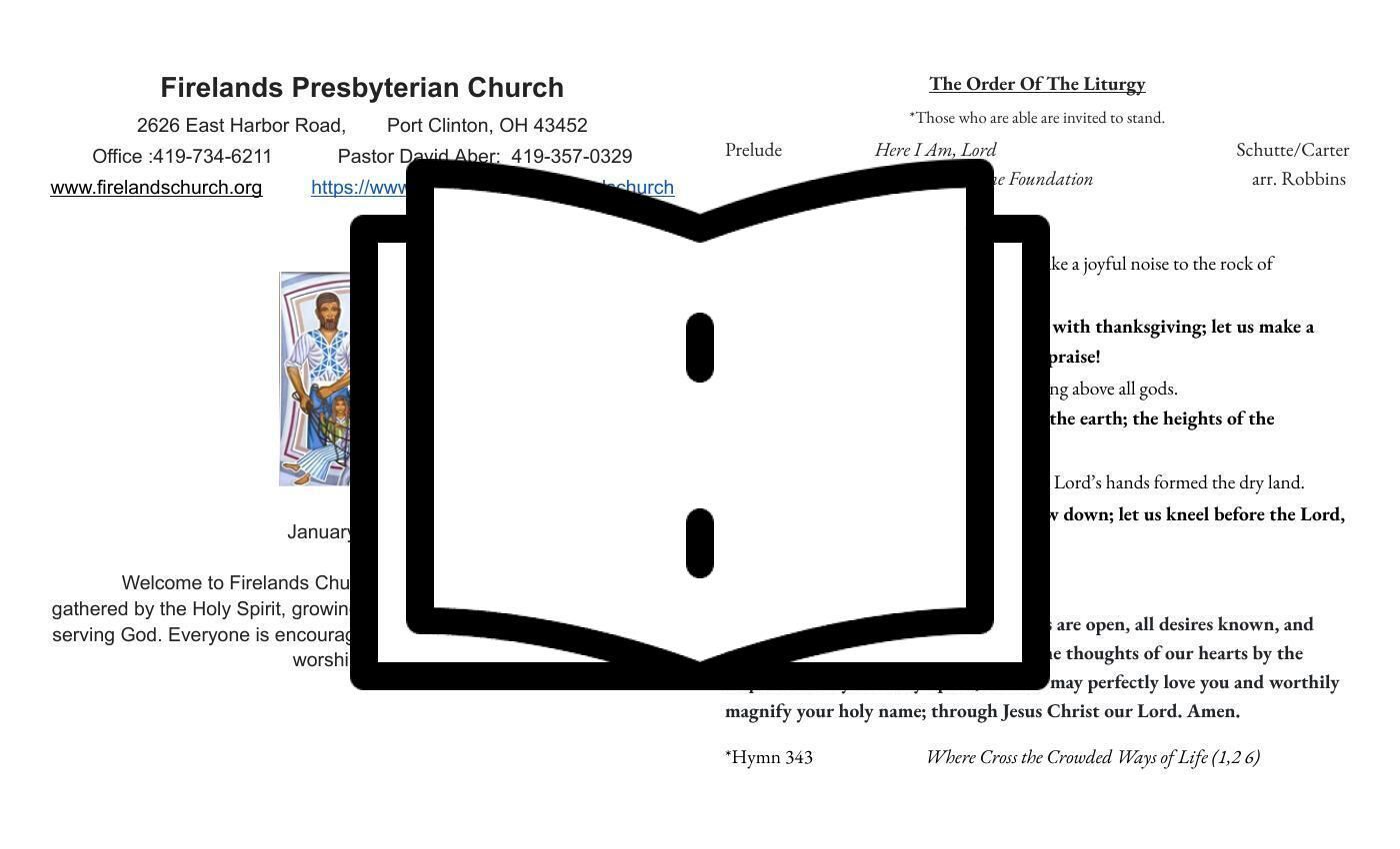 January 25, 2026 Bulletin