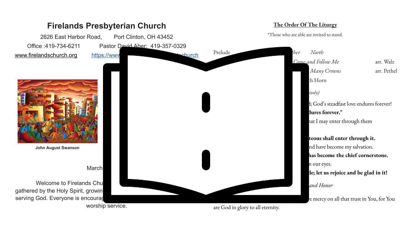 March 29, 2026 Bulletin