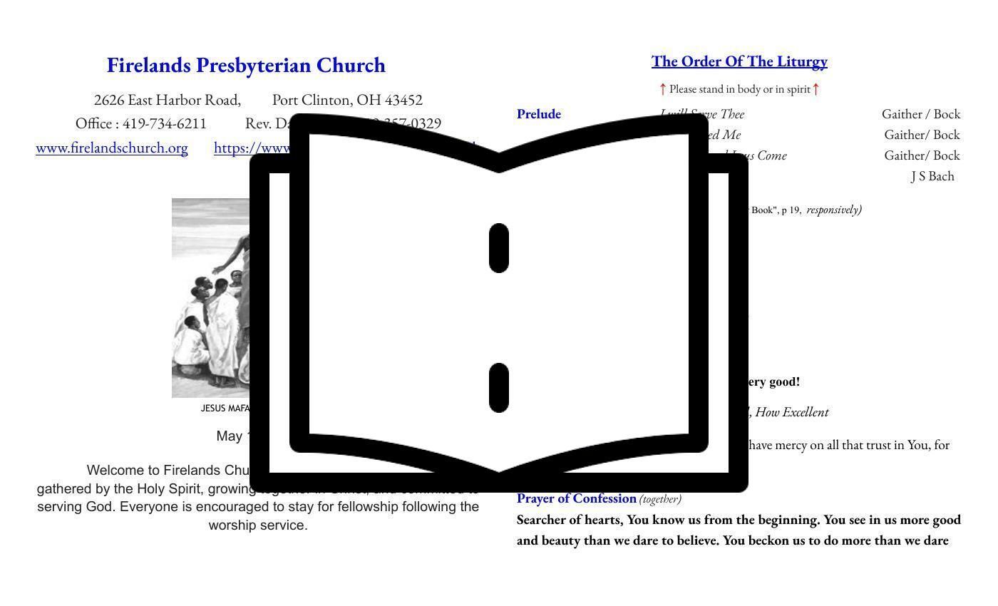 May 17th, 2026 Bulletin