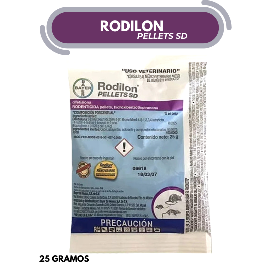 Rodilon pellets SD 25 gr