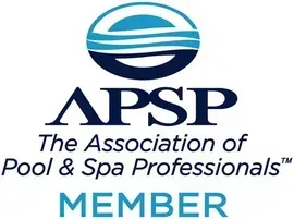 A logo for the association of pool and spa professionals