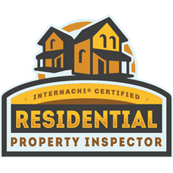 A logo for a residential property inspector
