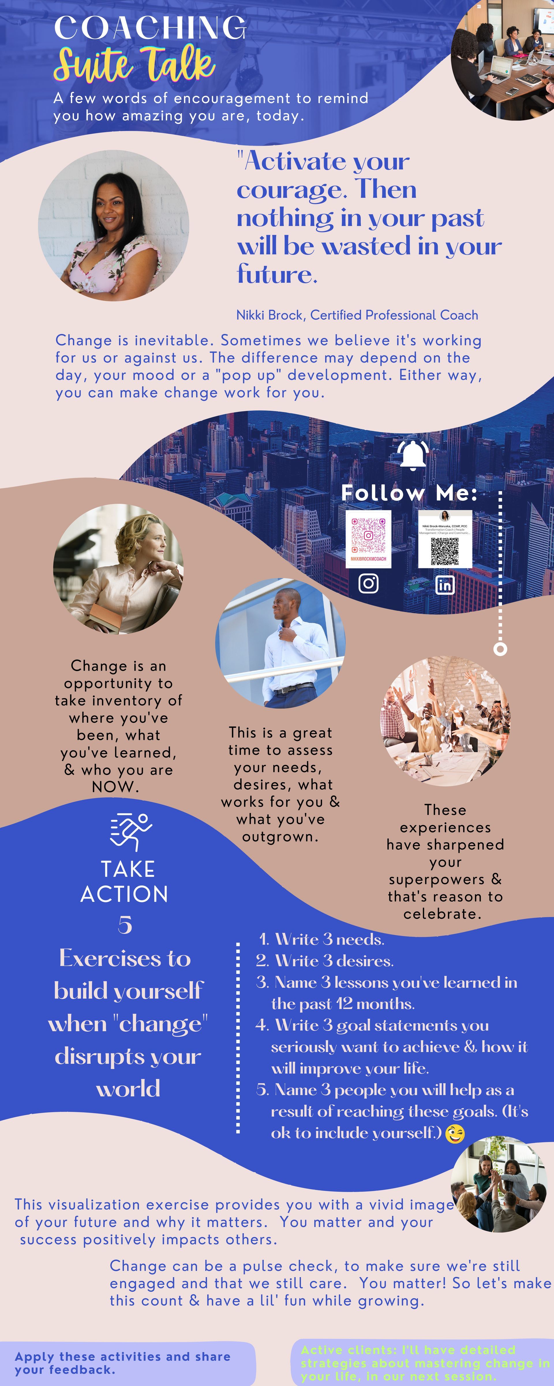 A flyer with a picture of a woman and a man on it.