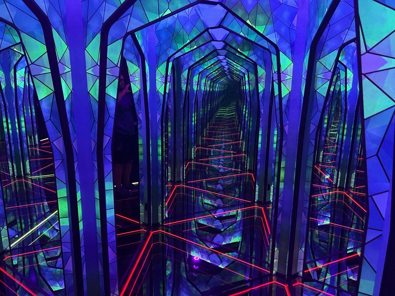 Art Attack Mirror Maze BFly Quebec Canada