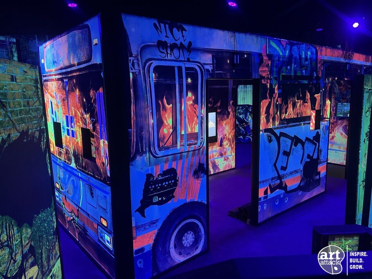 Bus Shelter For Laser Tag Arena