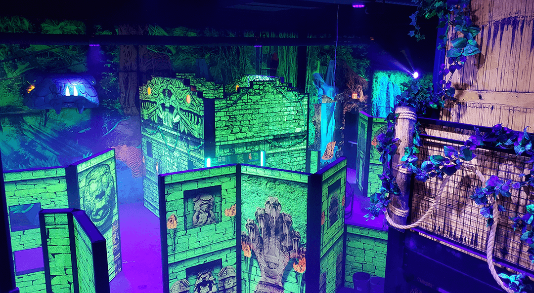 Black Light Laser Tag Arena