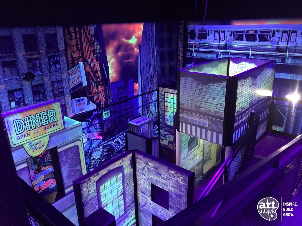 Laser Tag City Design