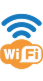 Blue radio waves above a yellow 