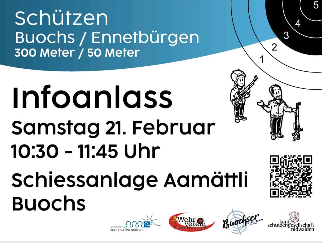 Flyer Infoanlass Schützen Buochs / Ennetbürgen