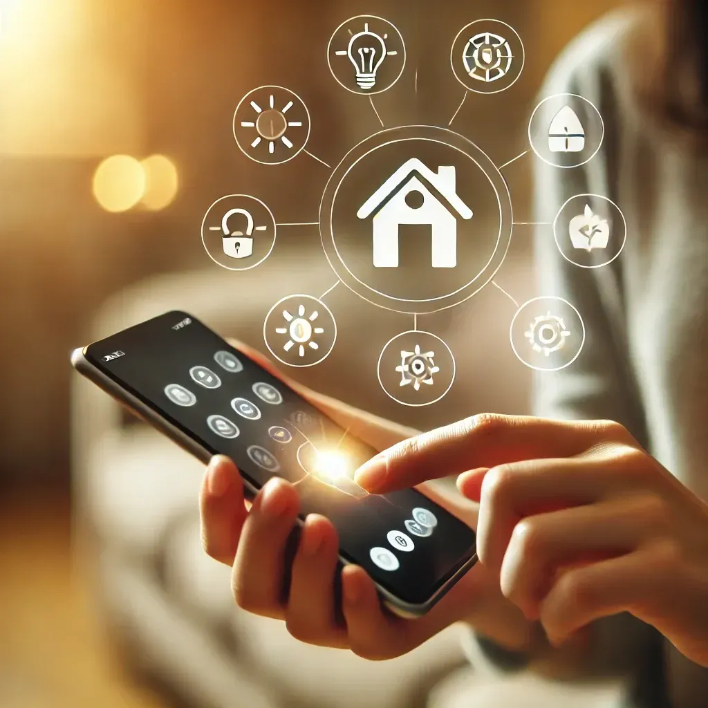 Une personne tient un téléphone intelligent dans sa main.