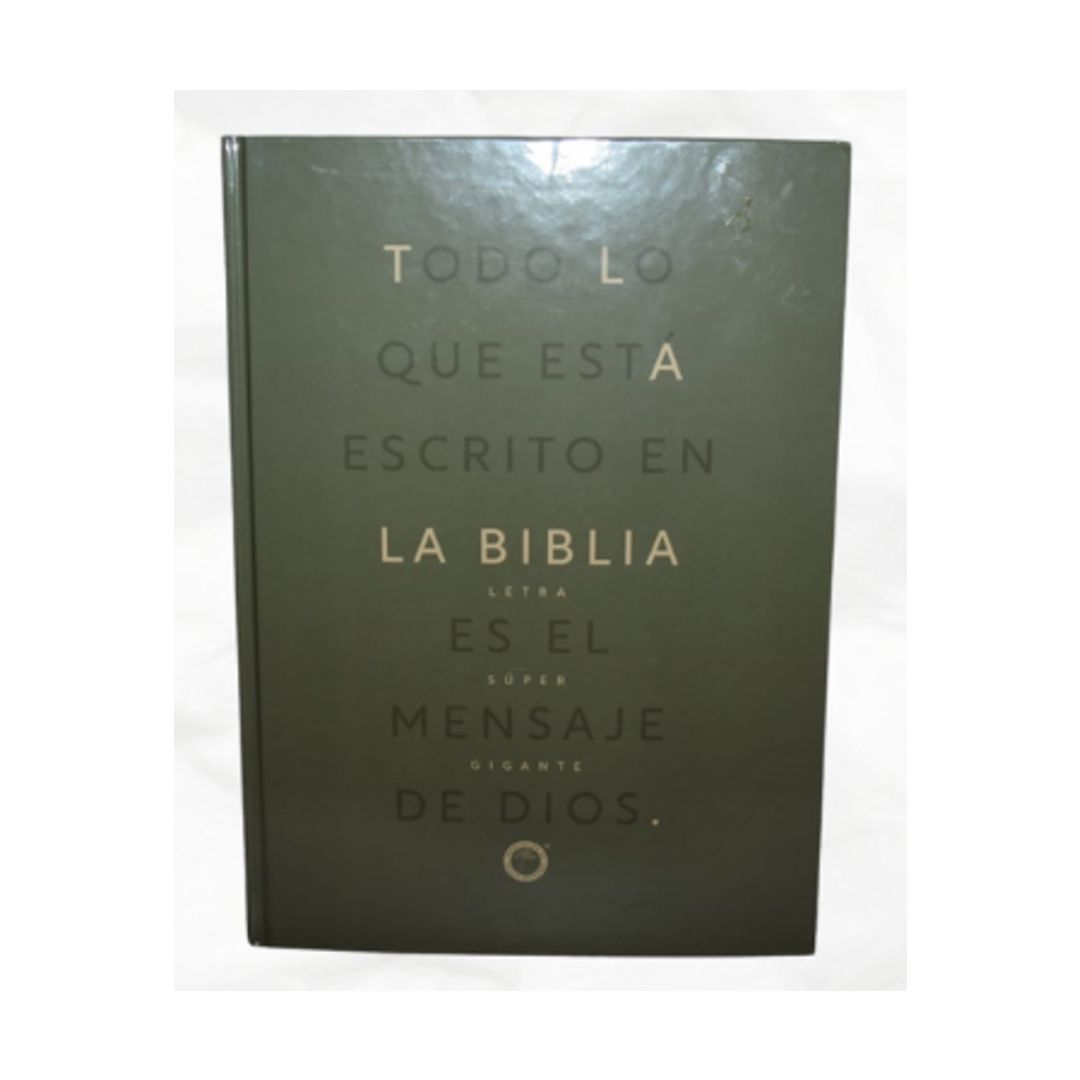 Libro "Todo lo que esta escrito en la Biblia es el mensaje de Dios."
