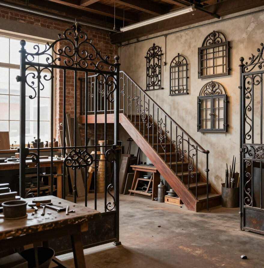 Galleria di lavori in ferro realizzati da Simone Sevieri