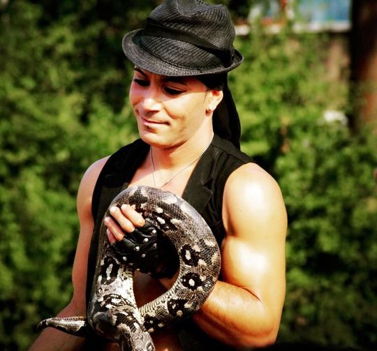 Reptielenshow inhuren Nuno