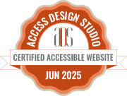 Access Design Studio - Certified Accessible Website - June 2025 Badge