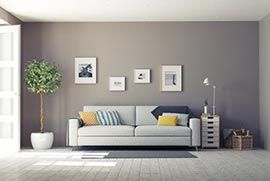 Gray Interior Wall — Interior Painting in Maple Valley, WA