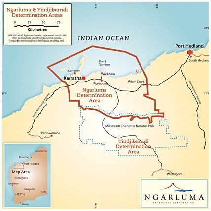 A map showing a determination area in the indian ocean