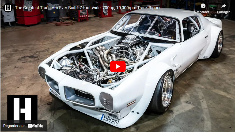 The Greatest Trans Am Ever Built? 7 foot wide, 700hp, 10,000rpm Track Ripper!