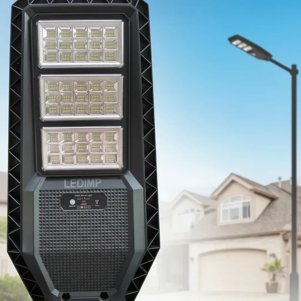 Luminaria Solar 150w Con sensor de movimiento o Iluminación Fija. Control Remoto