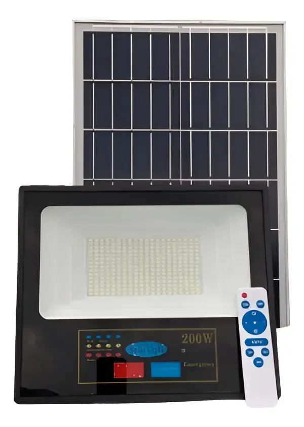 Reflector Carga Solar Control Remoto Baliza Luz de Emergencia