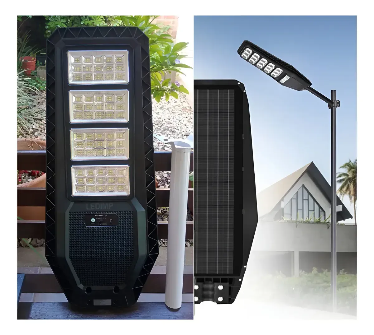 Luminaria Solar 200w Sensor Movimiento o Fija Control Remoto