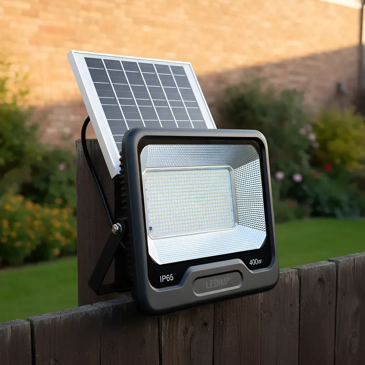 Reflector SOLAR 400w Control Remoto Hogar-Campo-Industria