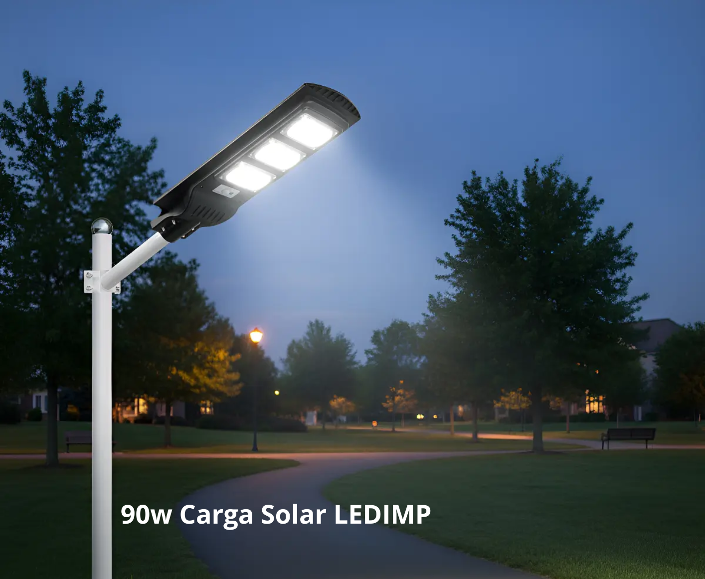 Luminaria de Calle Solar Sensor de Movimiento 90w! Calidad Ledimp
