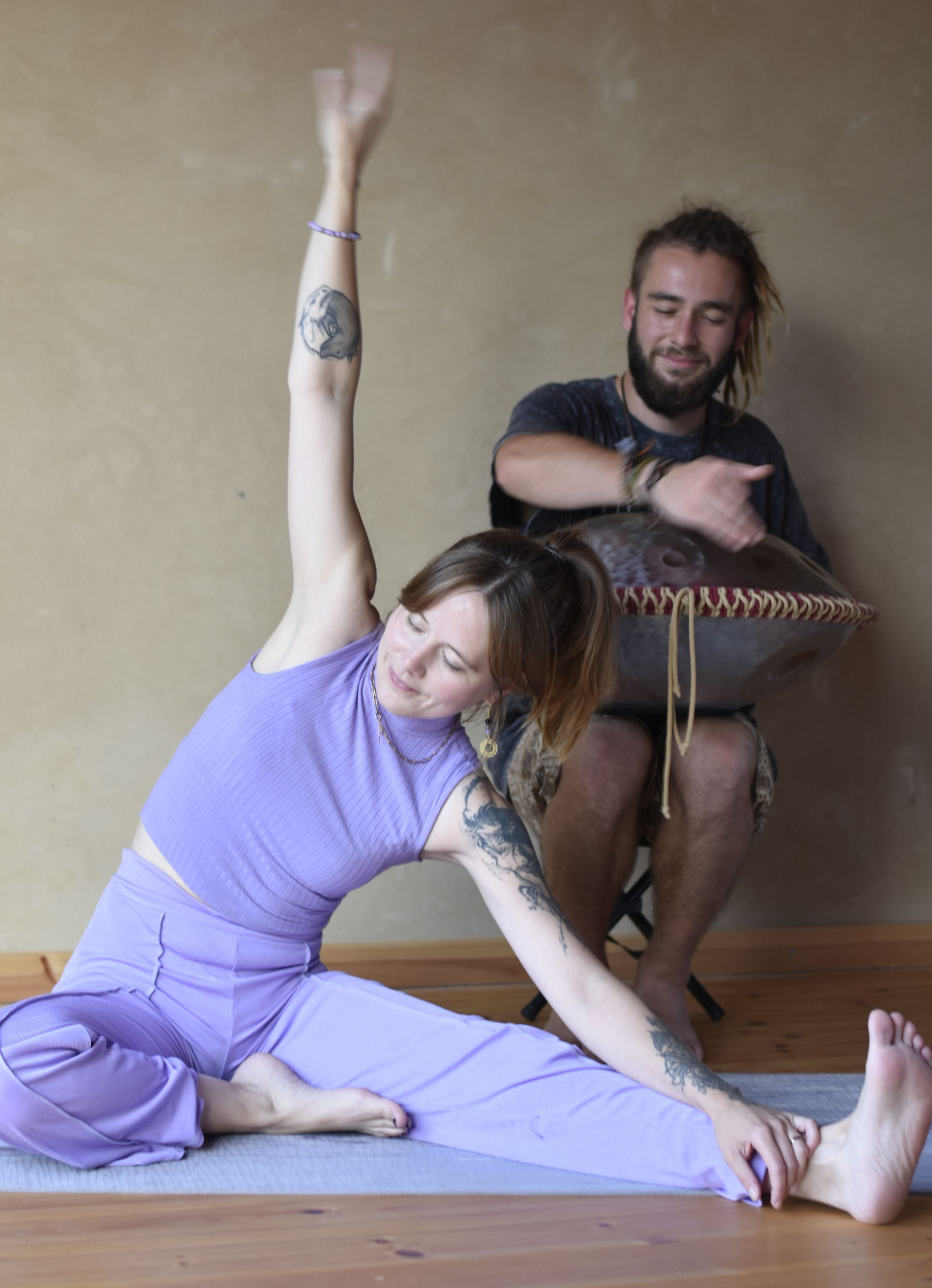 Handpan und yinyoga