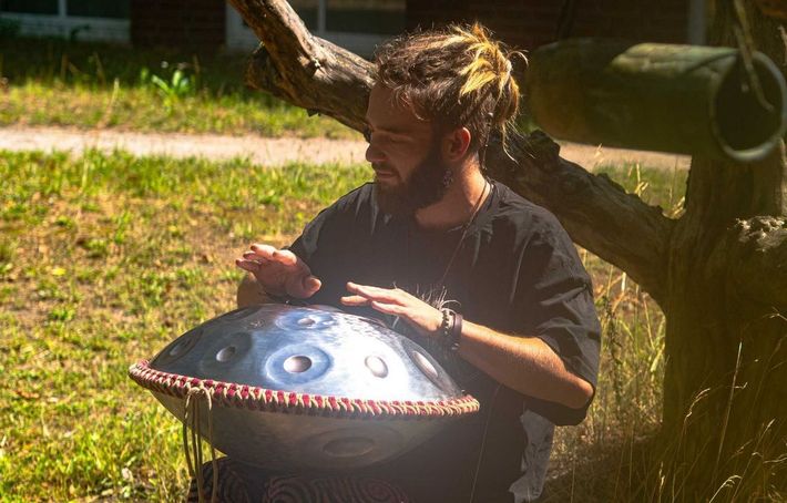 Handpan und yinyoga