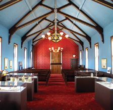 Inside the Temple Israel Museum in Leadville