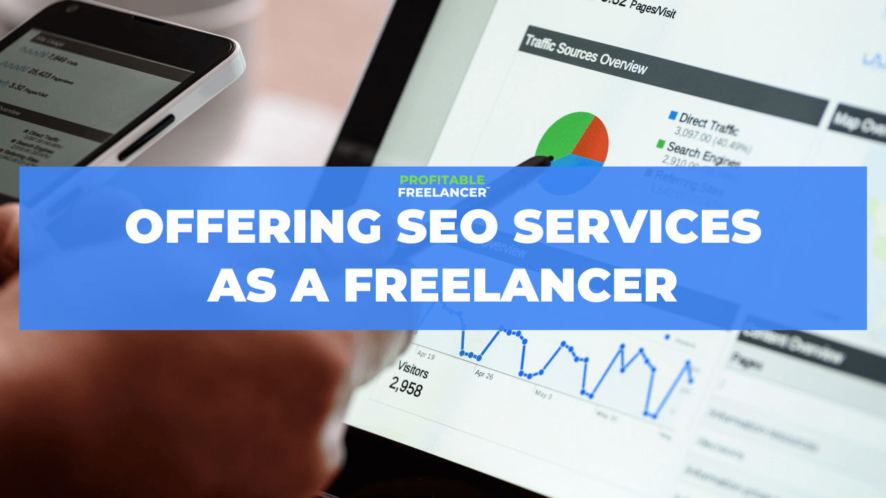 Offering SEO copywriting services as a freelancer blog post by Profitable Freelancer