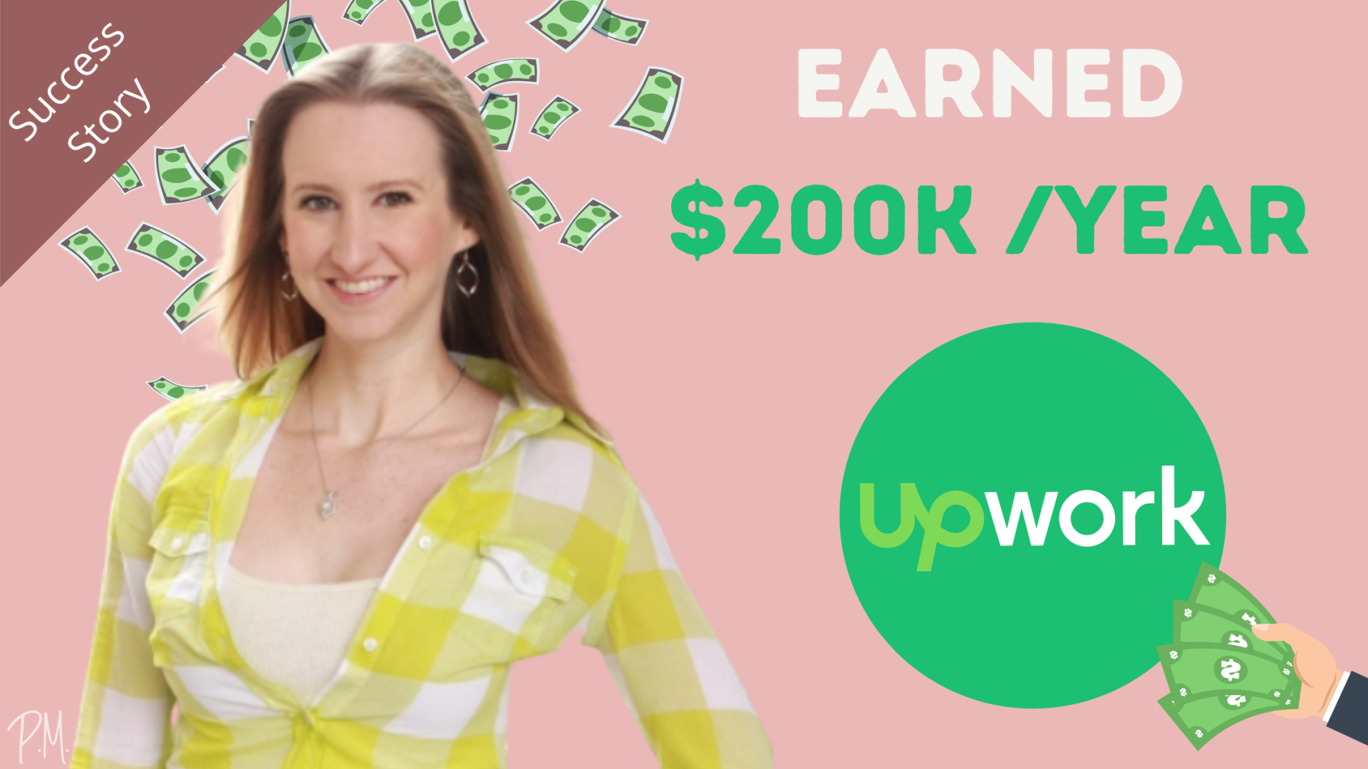 Upwork freelance success story with Morgon