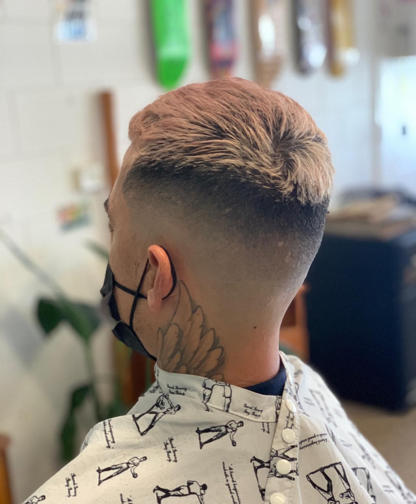 Man Getting a Haircut at a Barbershop — Eagle Tamer Barbershop in Stratford, QLD