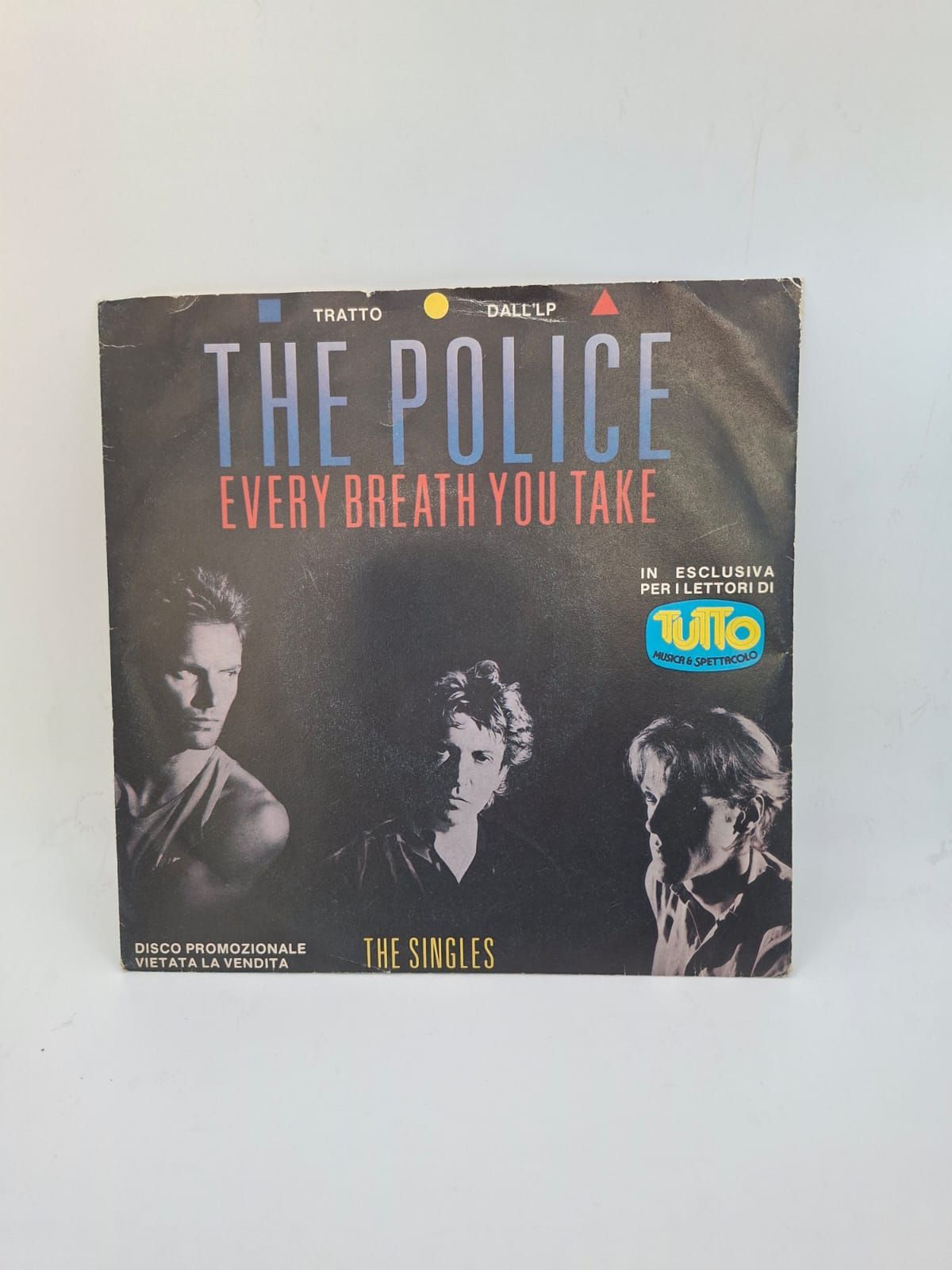 Copertina del singolo in vinile dei Police 