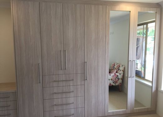 One of our custom bedroom wardrobes in Perth