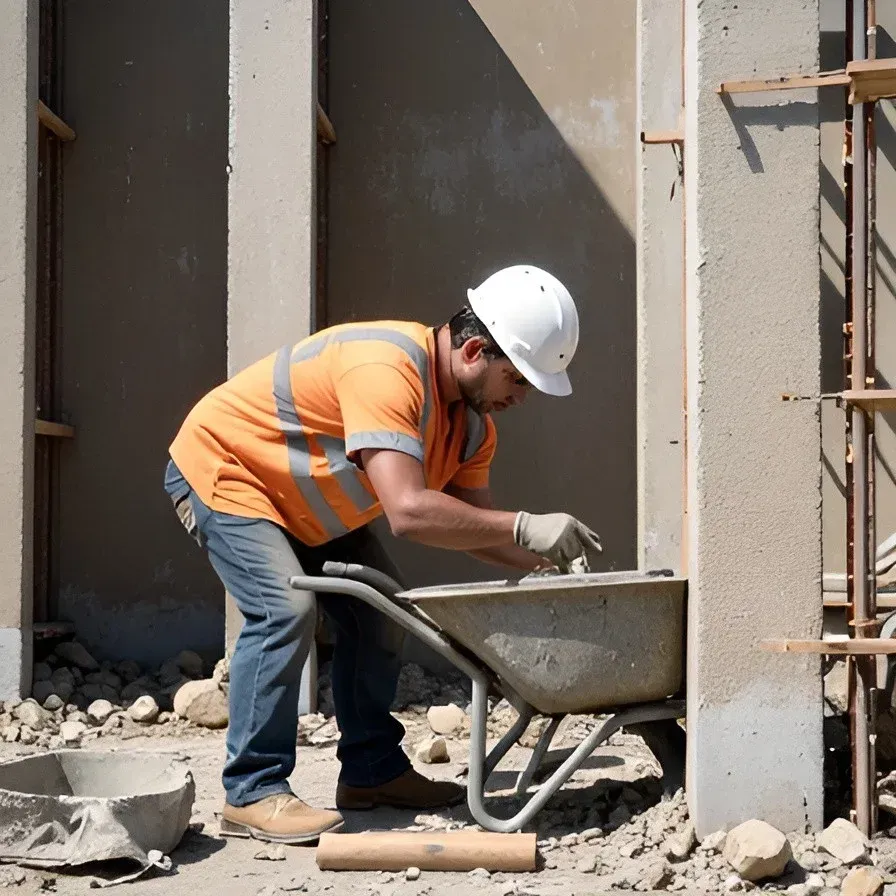 Concrete wall construction in Oahu