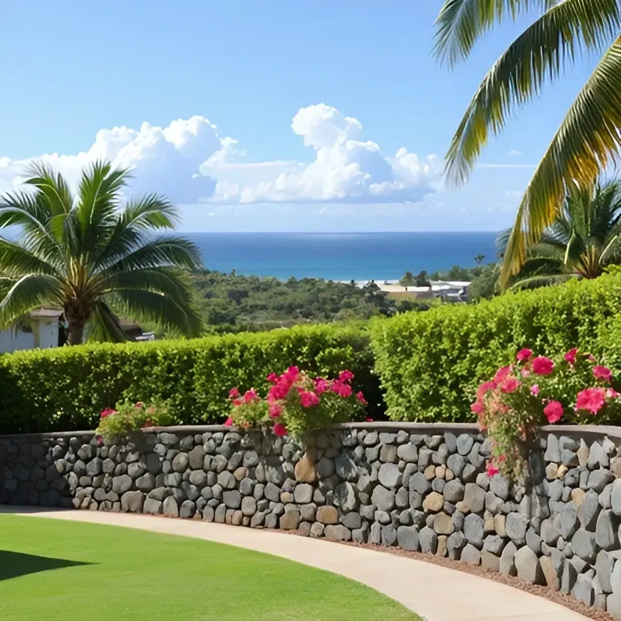 Hawaii rock walls versus concrete retaining walls