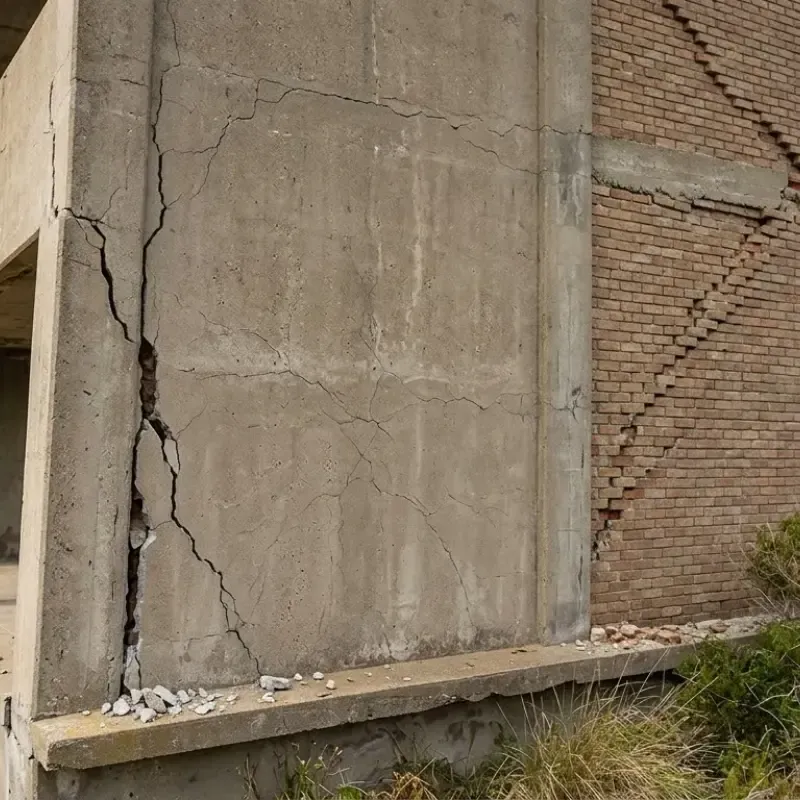 Lafayette home foundation cracks documented over time showing structural shifts and tilt for professional evaluation