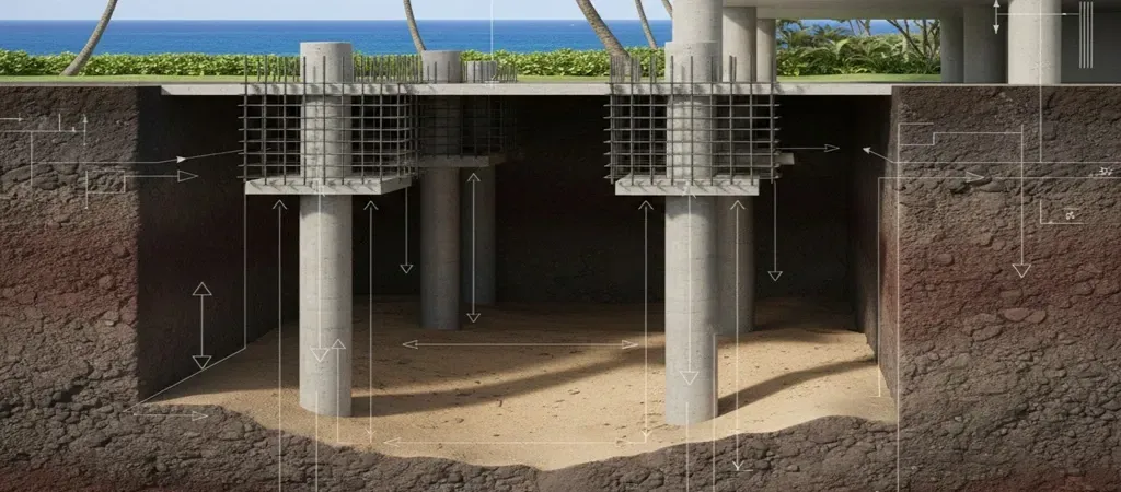Oʻahu residential foundation load distribution analysis
