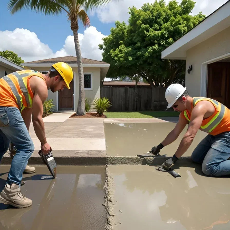 Oahu concrete experts vs DIY construction