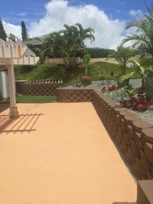 Hawaii concrete companies new colored slab