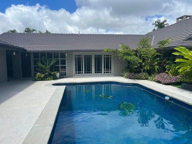 concrete contractors Honolulu HI new concrete pool slab