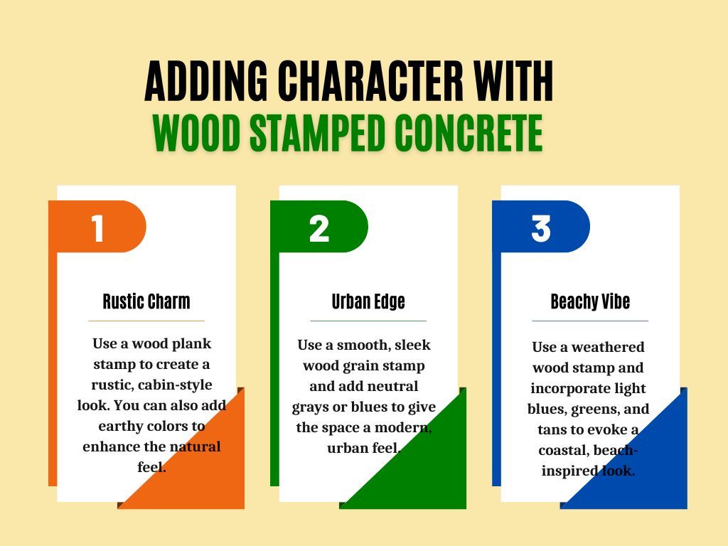 stamped concrete infographic